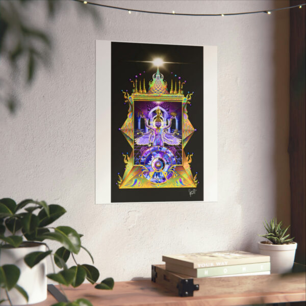 "The Infinite Self & The Wheel of Life (Extended Design)" Print - Image 6