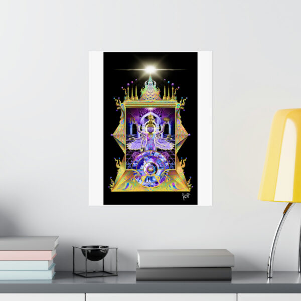 "The Infinite Self & The Wheel of Life (Extended Design)" Print - Image 8