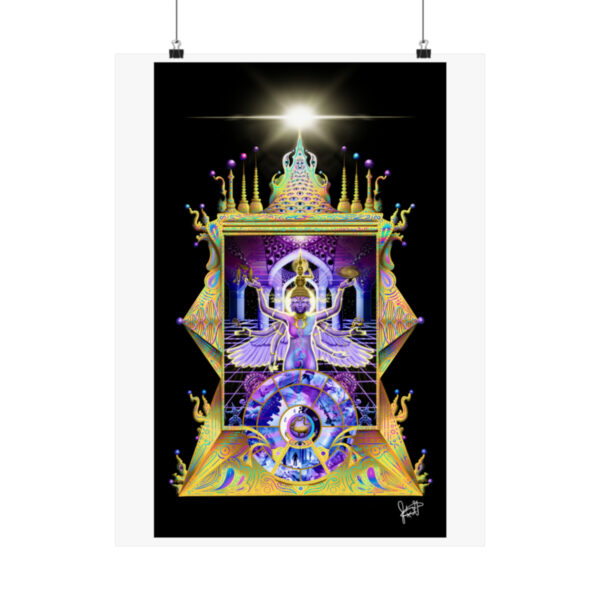 "The Infinite Self & The Wheel of Life (Extended Design)" Print - Image 17