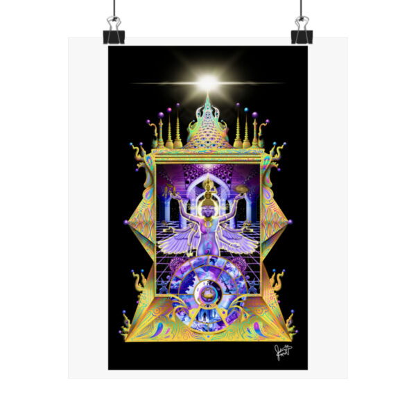 "The Infinite Self & The Wheel of Life (Extended Design)" Print - Image 25