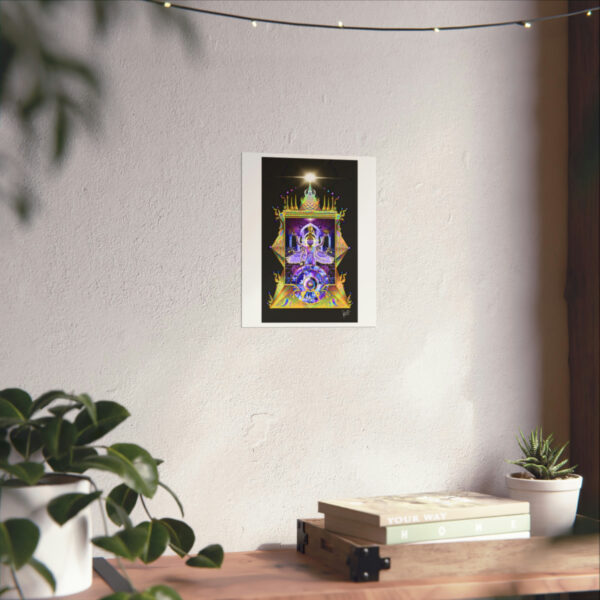 "The Infinite Self & The Wheel of Life (Extended Design)" Print - Image 30