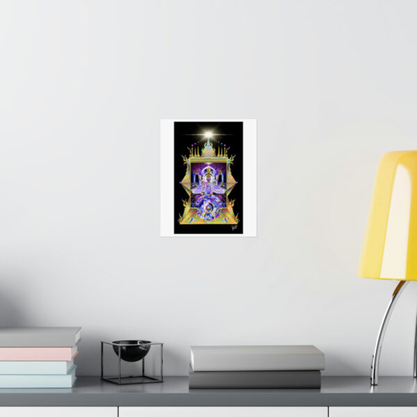"The Infinite Self & The Wheel of Life (Extended Design)" Print - Image 32