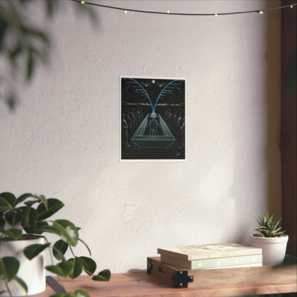 “Cosmic Funeral (Sketch)” Print - Image 6