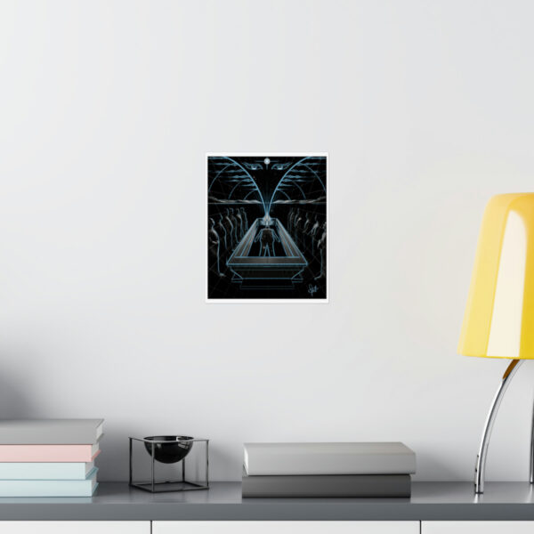 “Cosmic Funeral (Sketch)” Print - Image 8