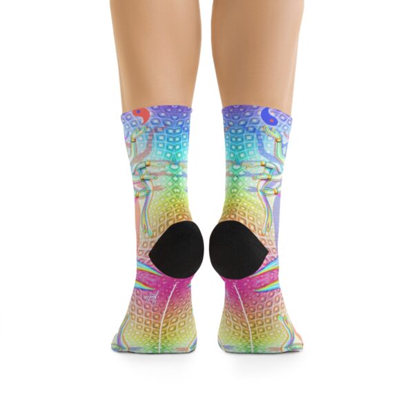 "Beyond Duality" Eco-Friendly Recycled Poly Socks - Image 2