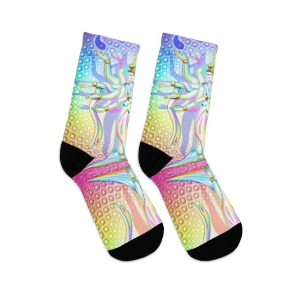 "Beyond Duality" Eco-Friendly Recycled Poly Socks - Image 5