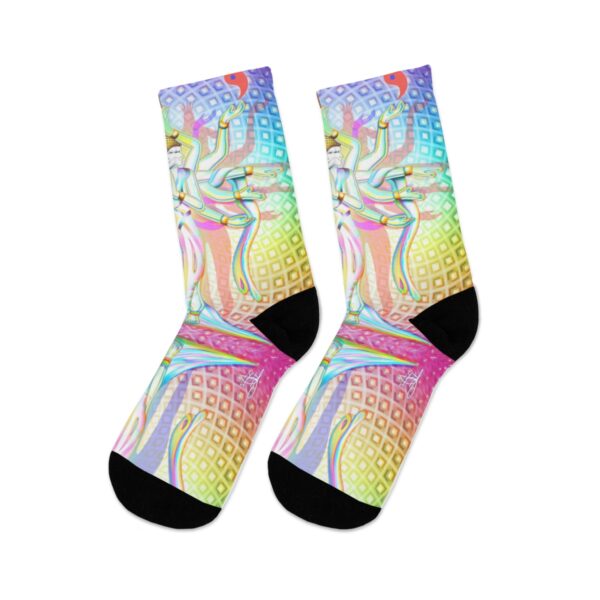 "Beyond Duality" Eco-Friendly Recycled Poly Socks - Image 6