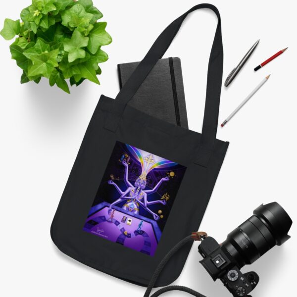 "The Infinite Self Plays the Game" Eco-Friendly Organic Tote Bag - Image 3
