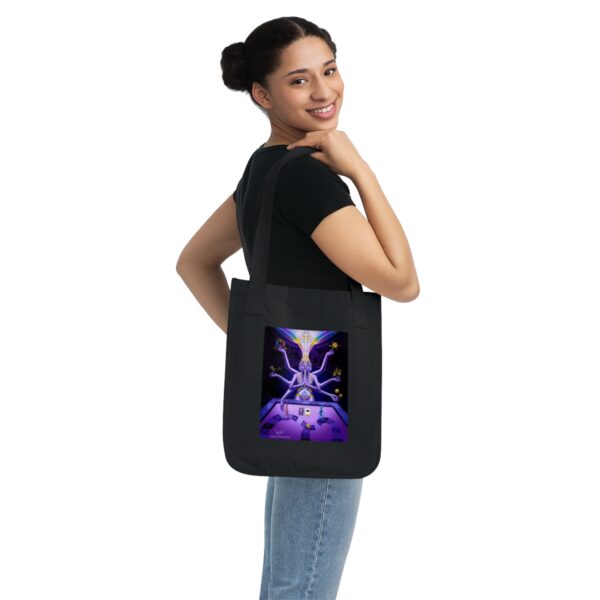 "The Infinite Self Plays the Game" Eco-Friendly Organic Tote Bag - Image 4
