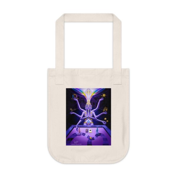 "The Infinite Self Plays the Game" Eco-Friendly Organic Tote Bag - Image 6