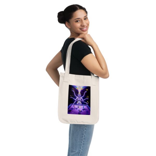 "The Infinite Self Plays the Game" Eco-Friendly Organic Tote Bag - Image 8