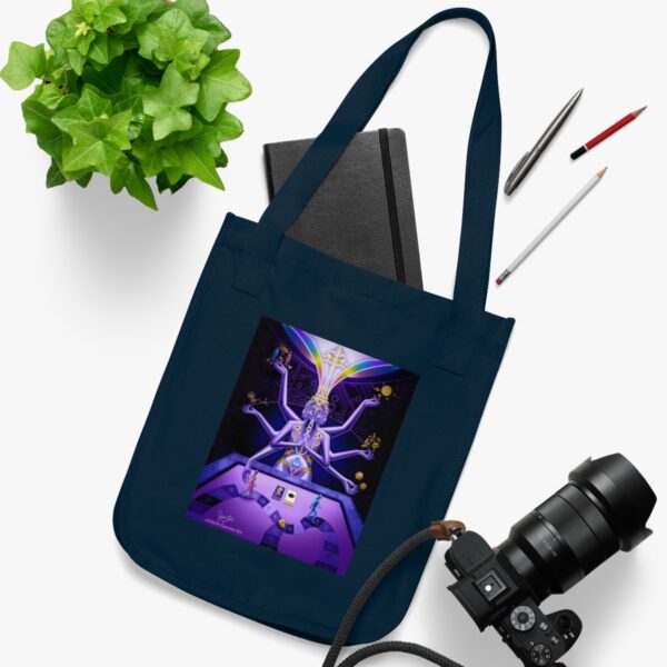 "The Infinite Self Plays the Game" Eco-Friendly Organic Tote Bag - Image 11