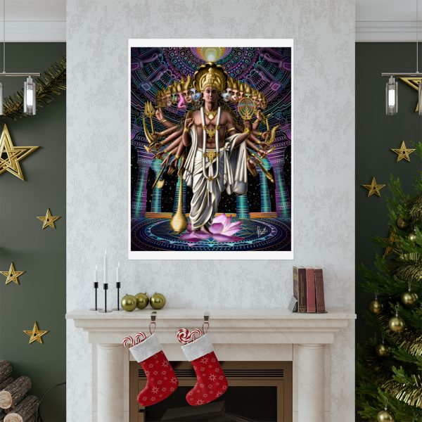 "Krishna's Cosmic Form" Print - Image 47