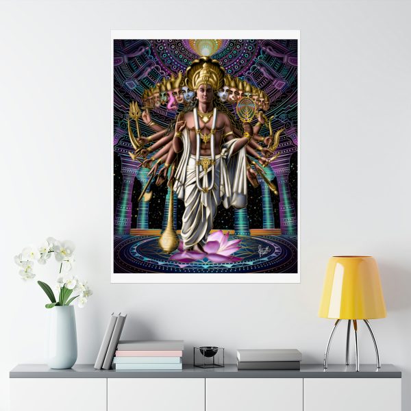 "Krishna's Cosmic Form" Print - Image 48