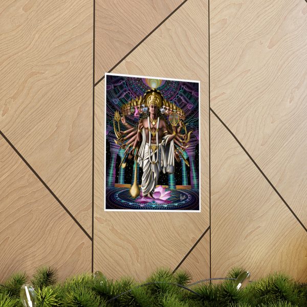 "Krishna's Cosmic Form" Print - Image 13