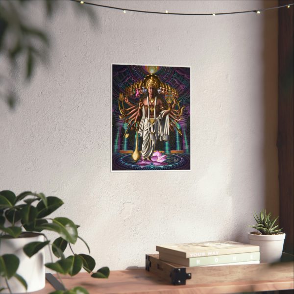 "Krishna's Cosmic Form" Print - Image 14
