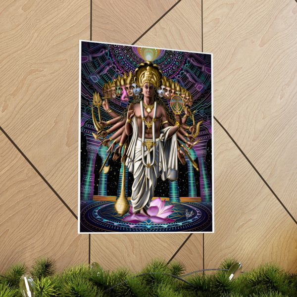 "Krishna's Cosmic Form" Print - Image 21
