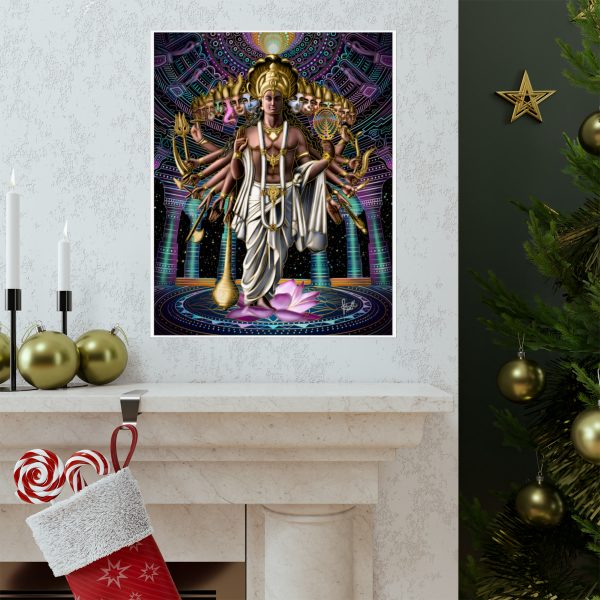 "Krishna's Cosmic Form" Print - Image 23