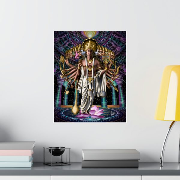"Krishna's Cosmic Form" Print - Image 24