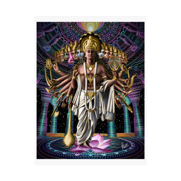 "Krishna's Cosmic Form" Print - Image 26