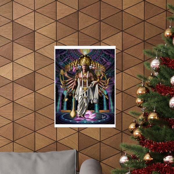 "Krishna's Cosmic Form" Print - Image 28