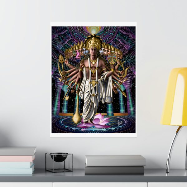 "Krishna's Cosmic Form" Print - Image 32