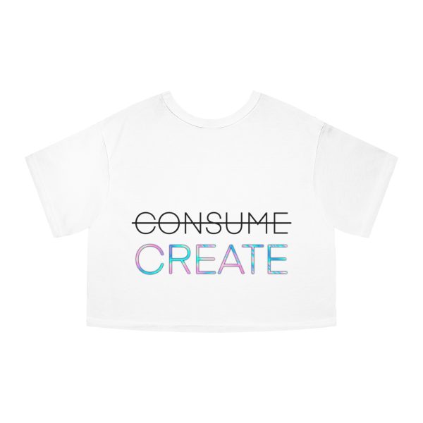 Create Women's Cropped T-Shirt - Image 2
