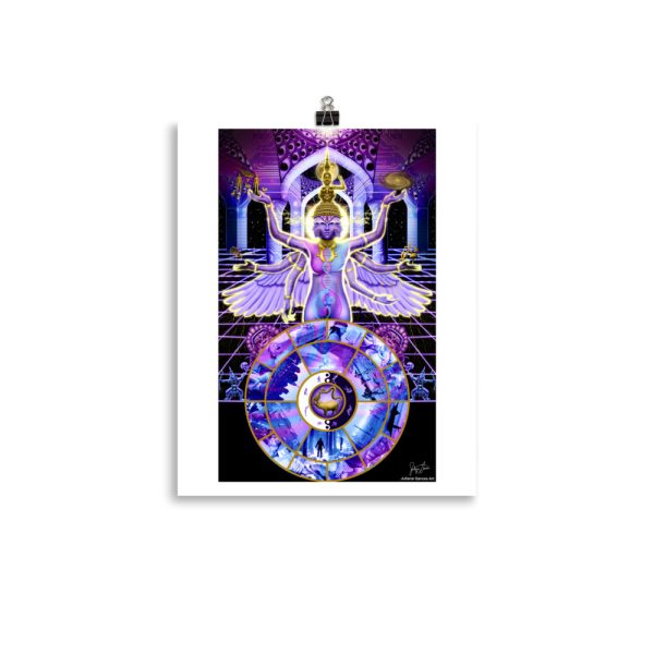 The Infinite Self and the Wheel of Life Print - Image 2