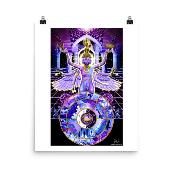 The Infinite Self and the Wheel of Life Print - Image 3
