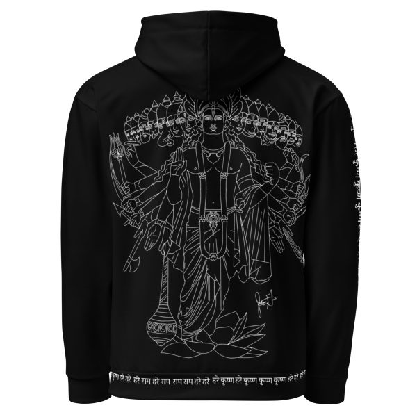 Krishna Hoodie (Limited Edition of 111) - Black - Unisex - Image 4