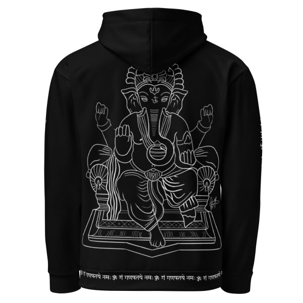 Ganesha Hoodie (Limited Edition of 111) - Black - Unisex - Image 4