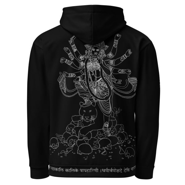 Kali-Durga Hoodie (Limited Edition of 111) - Black - Unisex - Image 4