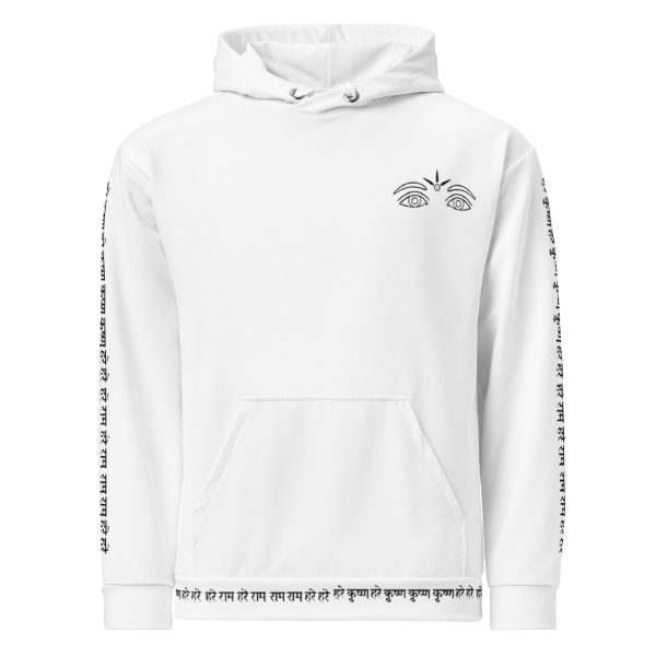 Krishna Hoodie (Limited Edition of 111) - White - Unisex - Image 2