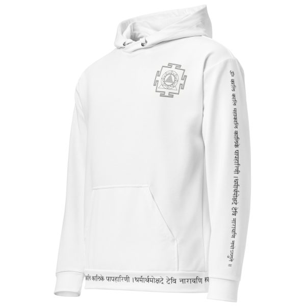 Kali-Durga Hoodie (Limited Edition of 111) - White - Unisex - Image 3
