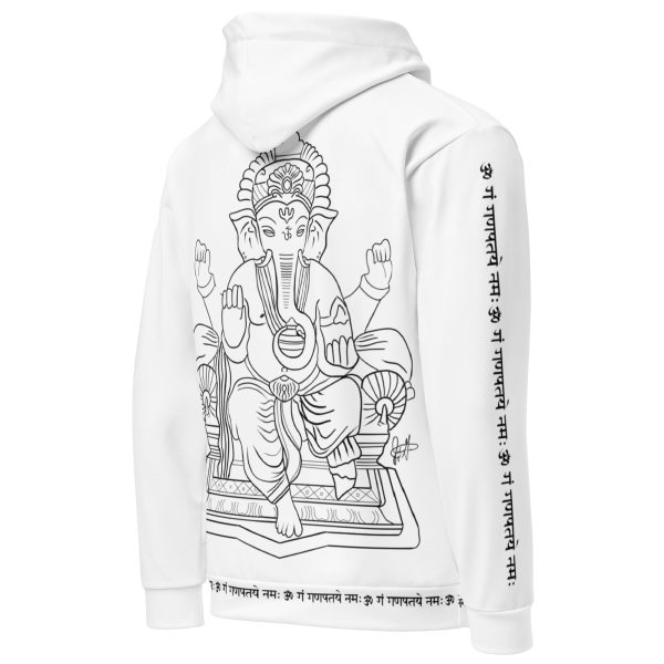 Ganesha Hoodie (Limited Edition of 111) - White - Unisex