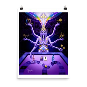 The Infinite Self Plays the Game Print