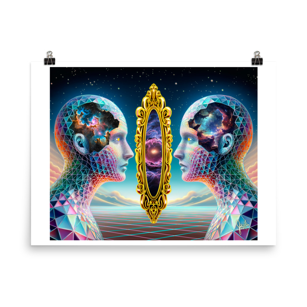 "When Universes Meet" Print